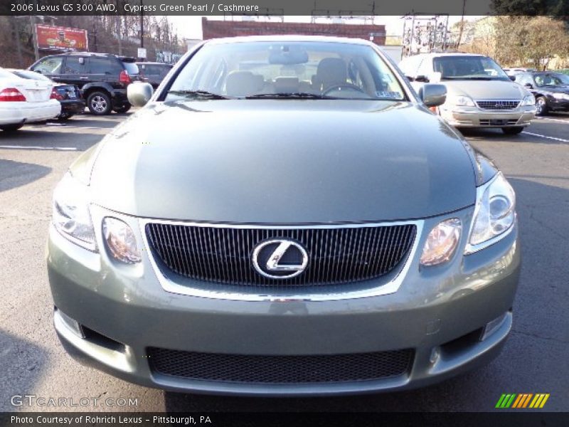 Cypress Green Pearl / Cashmere 2006 Lexus GS 300 AWD