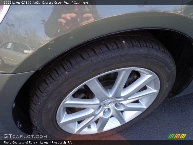 Cypress Green Pearl / Cashmere 2006 Lexus GS 300 AWD