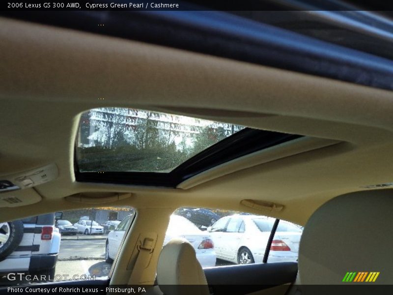 Cypress Green Pearl / Cashmere 2006 Lexus GS 300 AWD