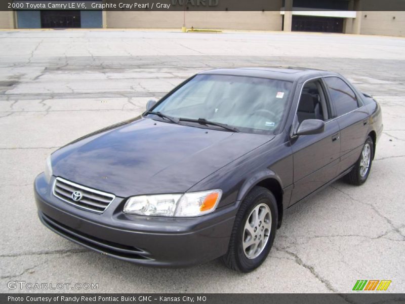 Graphite Gray Pearl / Gray 2000 Toyota Camry LE V6