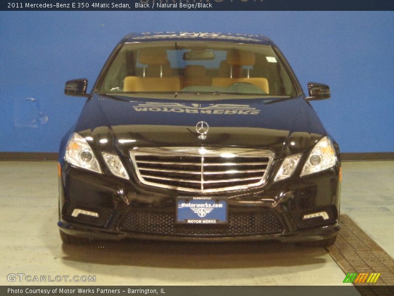 Black / Natural Beige/Black 2011 Mercedes-Benz E 350 4Matic Sedan