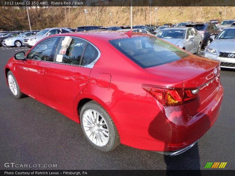 Riviera Red / Black 2013 Lexus GS 350 AWD