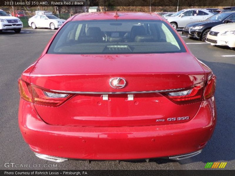 Riviera Red / Black 2013 Lexus GS 350 AWD