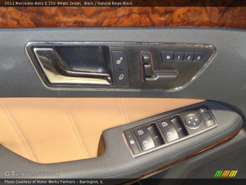 Black / Natural Beige/Black 2011 Mercedes-Benz E 350 4Matic Sedan