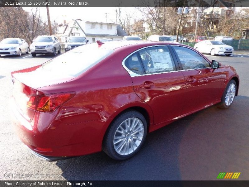 Riviera Red / Black 2013 Lexus GS 350 AWD