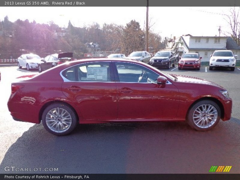 Riviera Red / Black 2013 Lexus GS 350 AWD