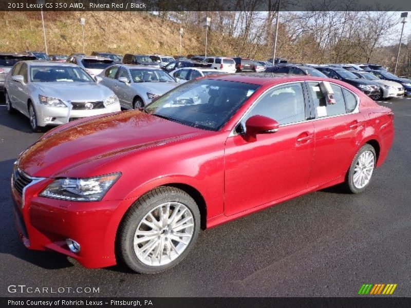 Riviera Red / Black 2013 Lexus GS 350 AWD