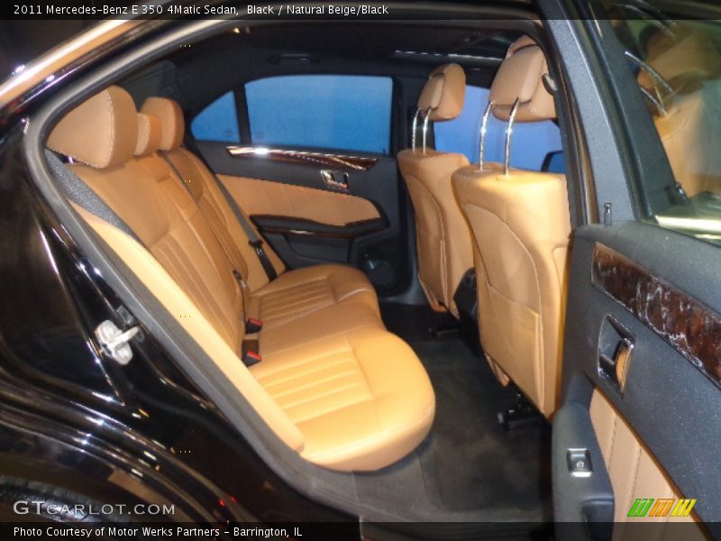 Black / Natural Beige/Black 2011 Mercedes-Benz E 350 4Matic Sedan