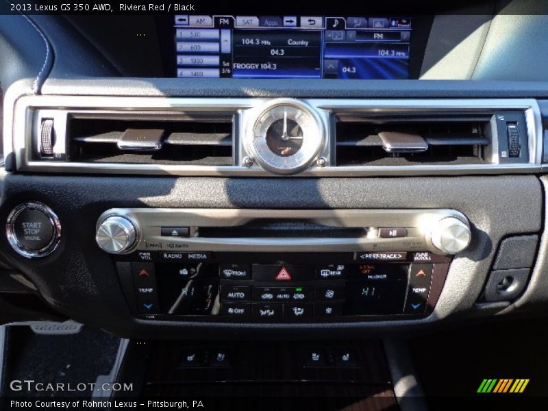 Riviera Red / Black 2013 Lexus GS 350 AWD