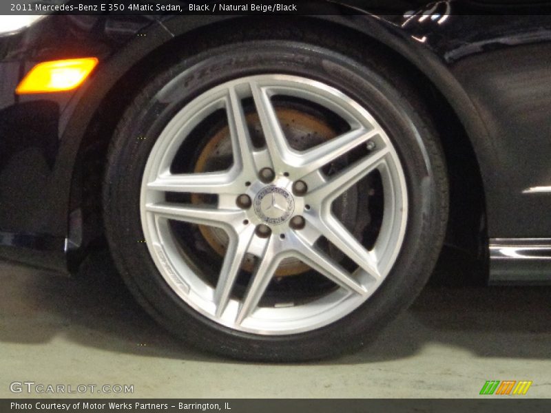 Black / Natural Beige/Black 2011 Mercedes-Benz E 350 4Matic Sedan