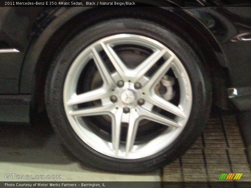 Black / Natural Beige/Black 2011 Mercedes-Benz E 350 4Matic Sedan