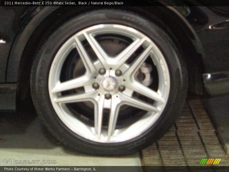 Black / Natural Beige/Black 2011 Mercedes-Benz E 350 4Matic Sedan