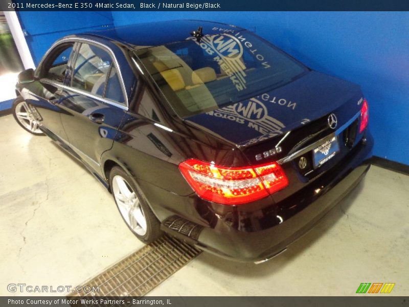 Black / Natural Beige/Black 2011 Mercedes-Benz E 350 4Matic Sedan