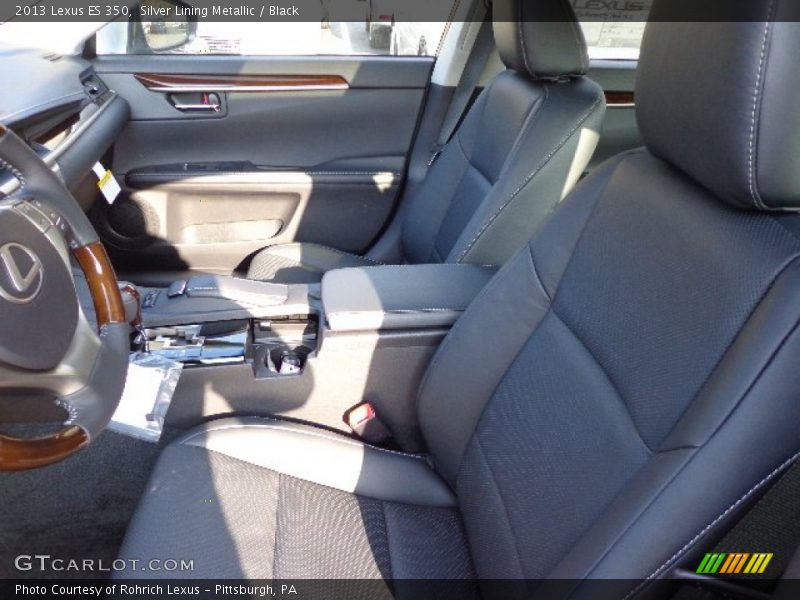 Silver Lining Metallic / Black 2013 Lexus ES 350