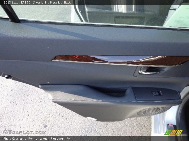 Silver Lining Metallic / Black 2013 Lexus ES 350