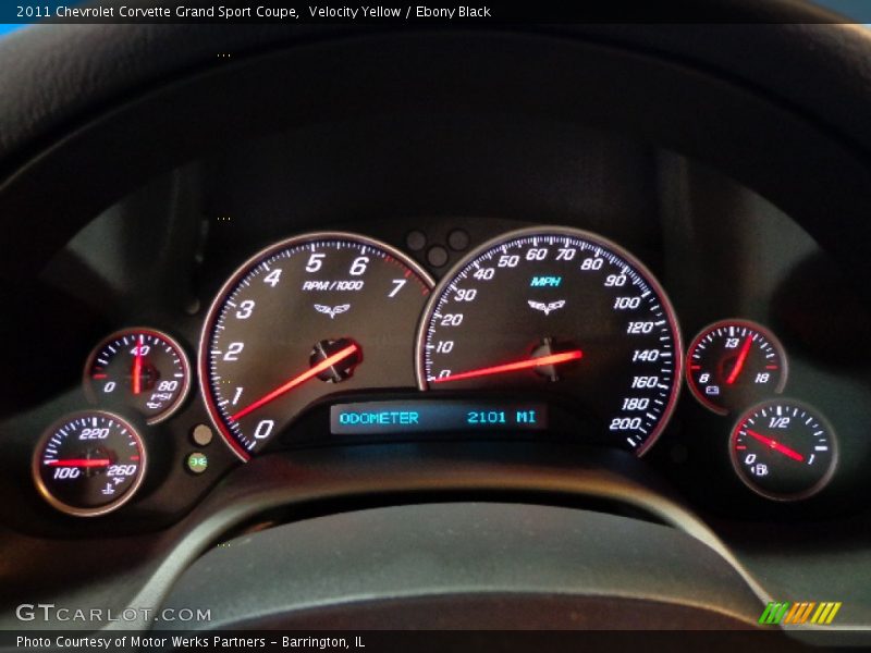  2011 Corvette Grand Sport Coupe Grand Sport Coupe Gauges