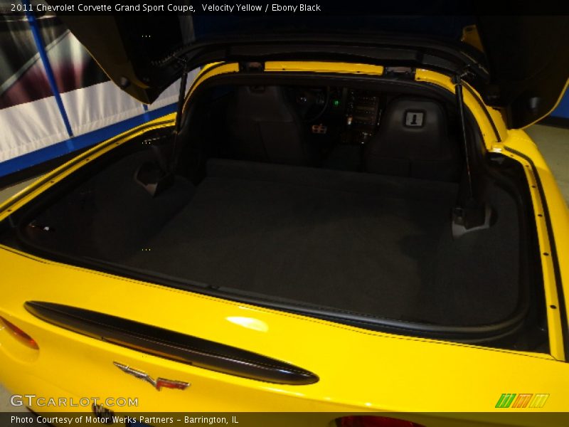 Velocity Yellow / Ebony Black 2011 Chevrolet Corvette Grand Sport Coupe