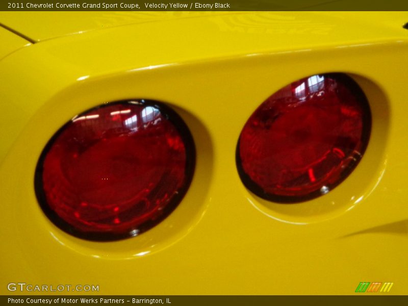 Velocity Yellow / Ebony Black 2011 Chevrolet Corvette Grand Sport Coupe