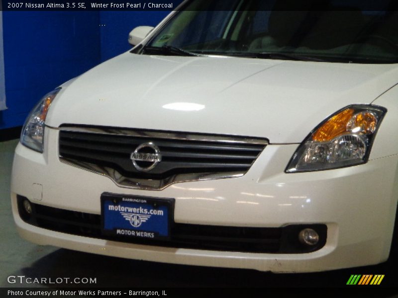 Winter Frost Pearl / Charcoal 2007 Nissan Altima 3.5 SE