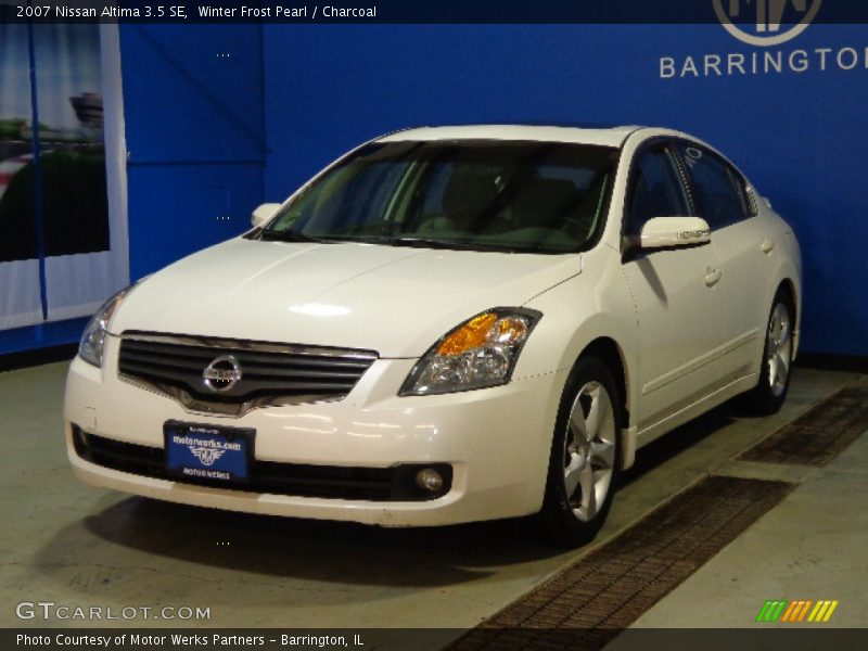 Winter Frost Pearl / Charcoal 2007 Nissan Altima 3.5 SE