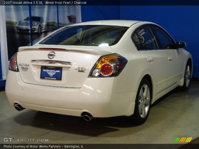 Winter Frost Pearl / Charcoal 2007 Nissan Altima 3.5 SE