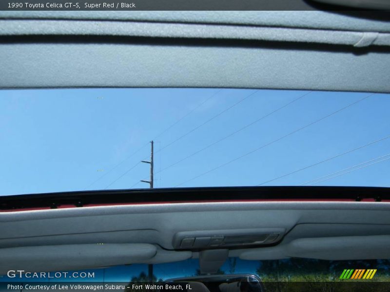 Super Red / Black 1990 Toyota Celica GT-S