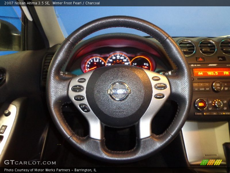 Winter Frost Pearl / Charcoal 2007 Nissan Altima 3.5 SE