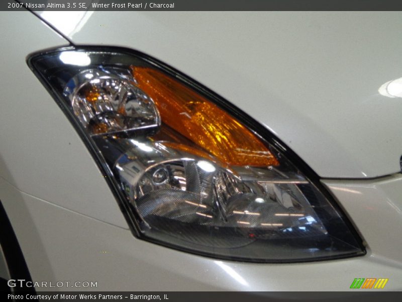 Winter Frost Pearl / Charcoal 2007 Nissan Altima 3.5 SE