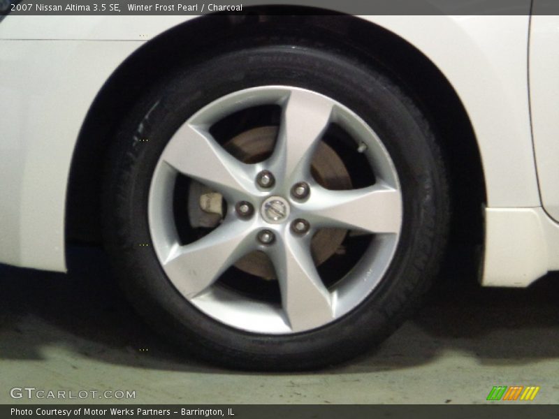 Winter Frost Pearl / Charcoal 2007 Nissan Altima 3.5 SE