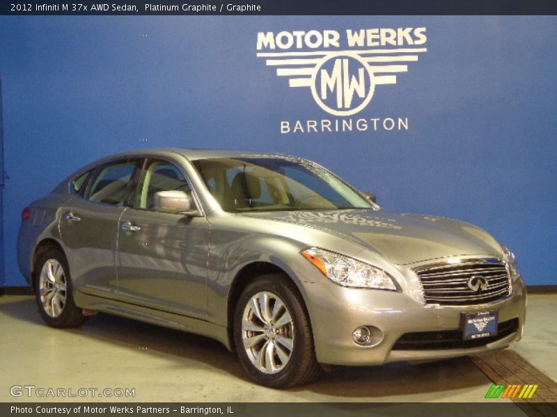 Platinum Graphite / Graphite 2012 Infiniti M 37x AWD Sedan