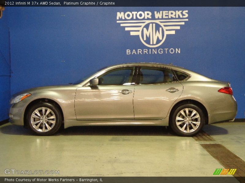 Platinum Graphite / Graphite 2012 Infiniti M 37x AWD Sedan