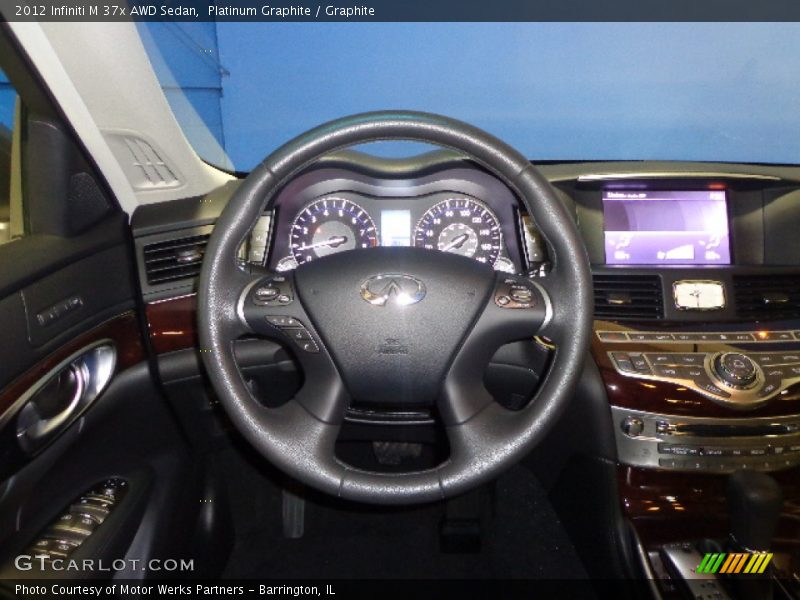 Platinum Graphite / Graphite 2012 Infiniti M 37x AWD Sedan