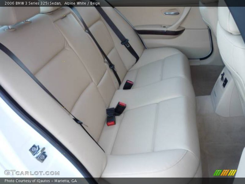 Alpine White / Beige 2006 BMW 3 Series 325i Sedan