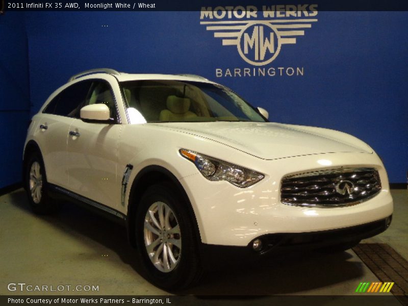 Moonlight White / Wheat 2011 Infiniti FX 35 AWD