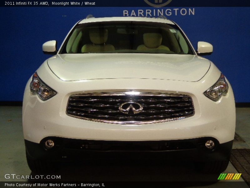 Moonlight White / Wheat 2011 Infiniti FX 35 AWD