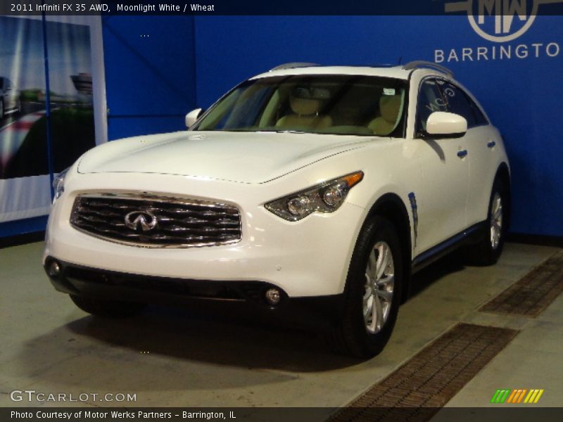 Moonlight White / Wheat 2011 Infiniti FX 35 AWD