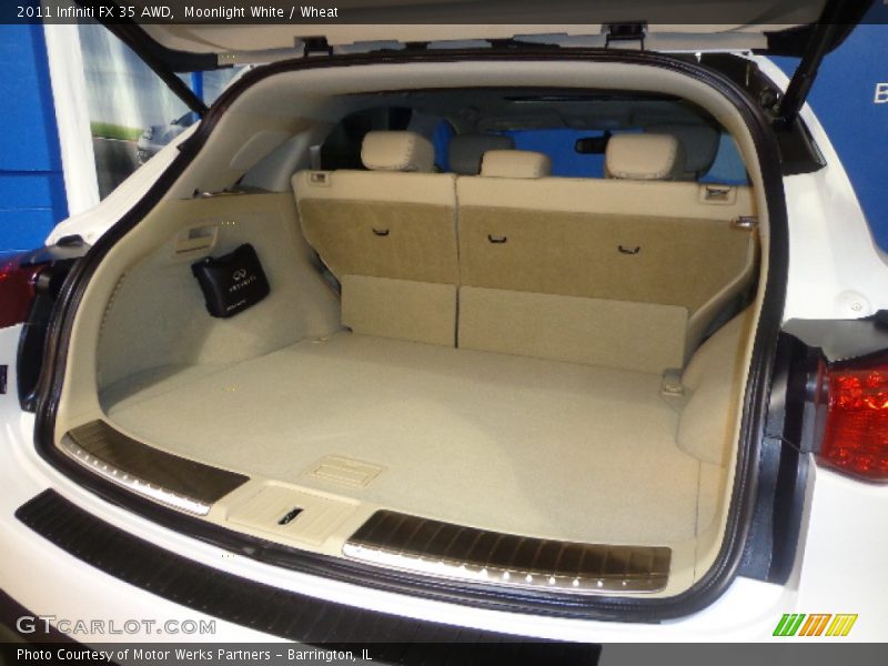 Moonlight White / Wheat 2011 Infiniti FX 35 AWD