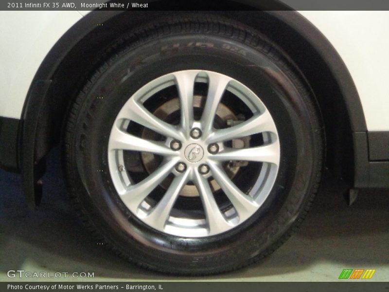 Moonlight White / Wheat 2011 Infiniti FX 35 AWD
