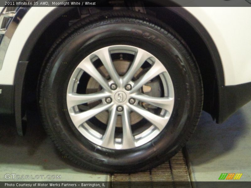 Moonlight White / Wheat 2011 Infiniti FX 35 AWD