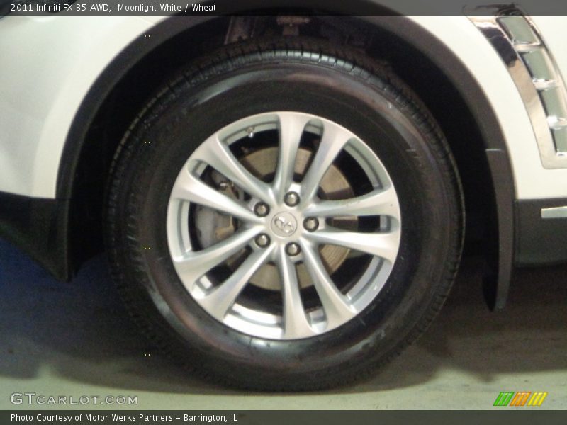 Moonlight White / Wheat 2011 Infiniti FX 35 AWD