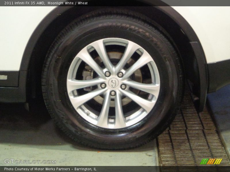 Moonlight White / Wheat 2011 Infiniti FX 35 AWD