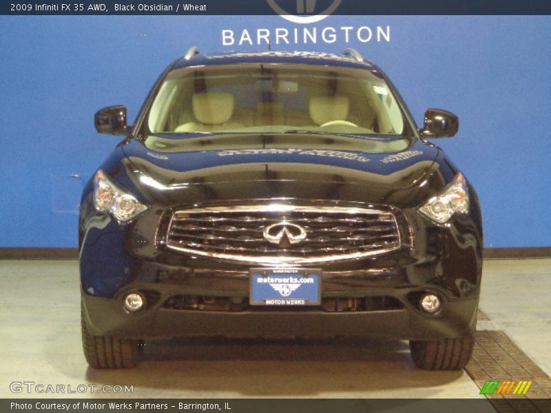 Black Obsidian / Wheat 2009 Infiniti FX 35 AWD