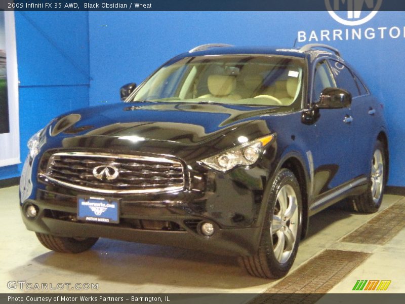 Black Obsidian / Wheat 2009 Infiniti FX 35 AWD