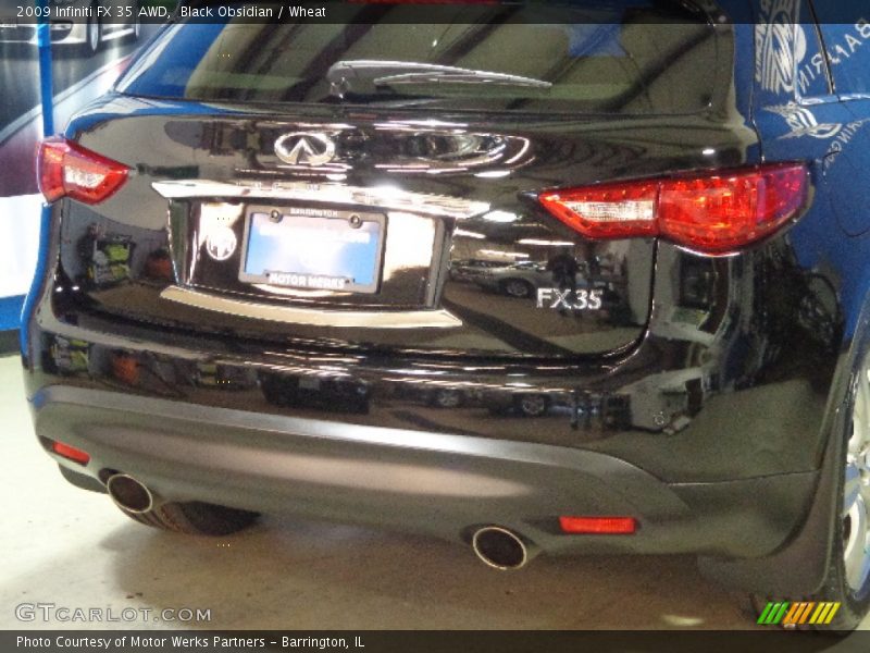 Black Obsidian / Wheat 2009 Infiniti FX 35 AWD