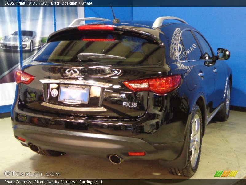 Black Obsidian / Wheat 2009 Infiniti FX 35 AWD