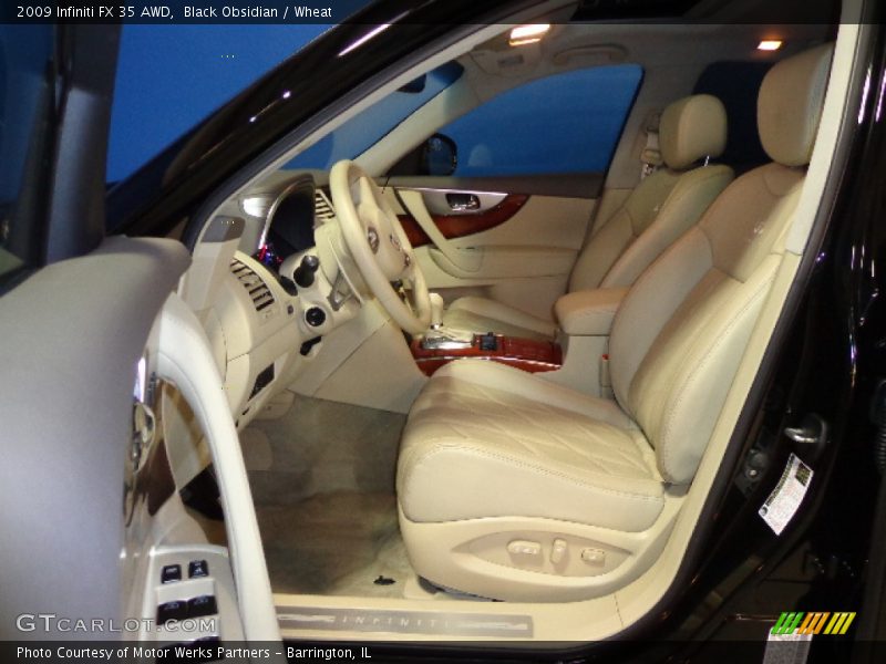 Black Obsidian / Wheat 2009 Infiniti FX 35 AWD