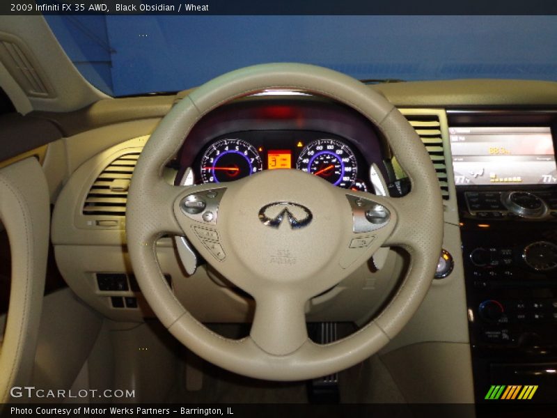 Black Obsidian / Wheat 2009 Infiniti FX 35 AWD