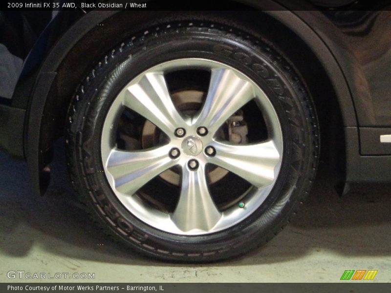 Black Obsidian / Wheat 2009 Infiniti FX 35 AWD