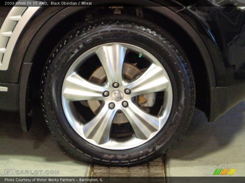 Black Obsidian / Wheat 2009 Infiniti FX 35 AWD