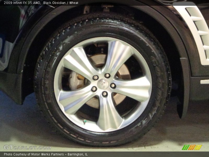 Black Obsidian / Wheat 2009 Infiniti FX 35 AWD